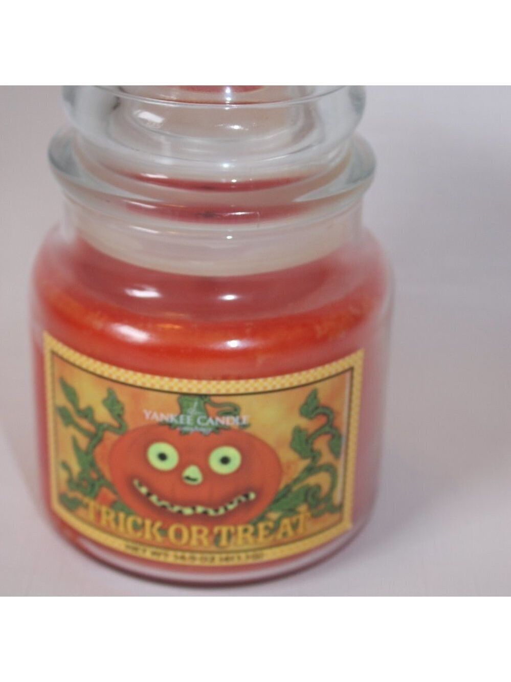 RARE YANKEE CANDLE TRICK OR TREAT CANDLE 14.5 OZ.